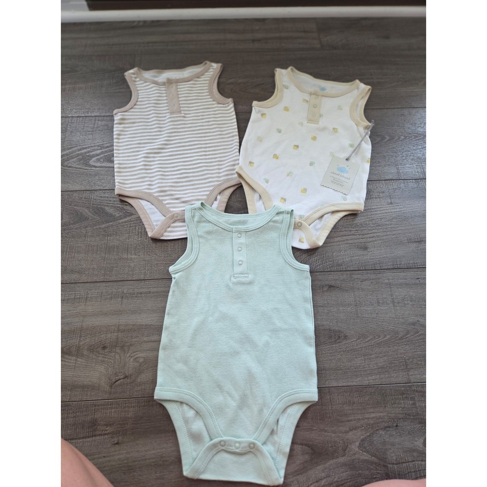 Cloud island baby boy tanks size 12 mos‎